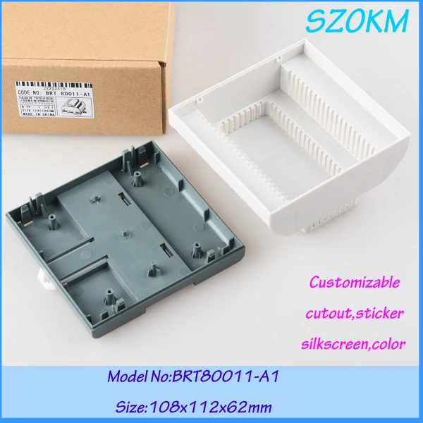 Бесплатная доставка din рейка пластиковая коробка abs электроника ПЛК промышленная