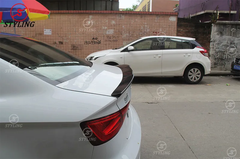 A3 8V спойлер из углеволокна крыло V стиль для Audi S3 8V Седан задний бампер багажник спойлер