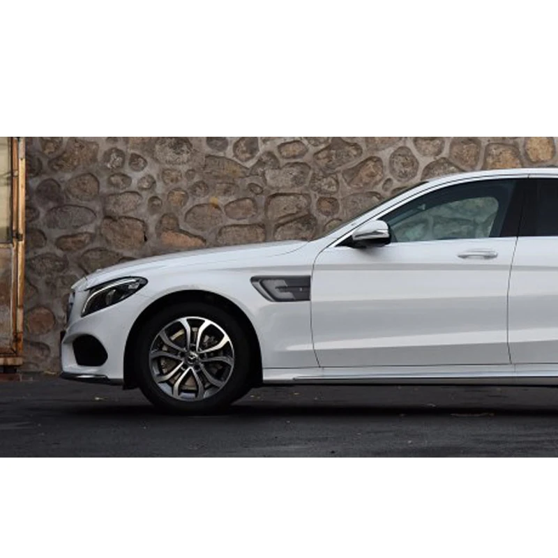 Фальшивая обшивка шлица из углеродного волокна для Benz w205 c180 c200 c300 4 двери не