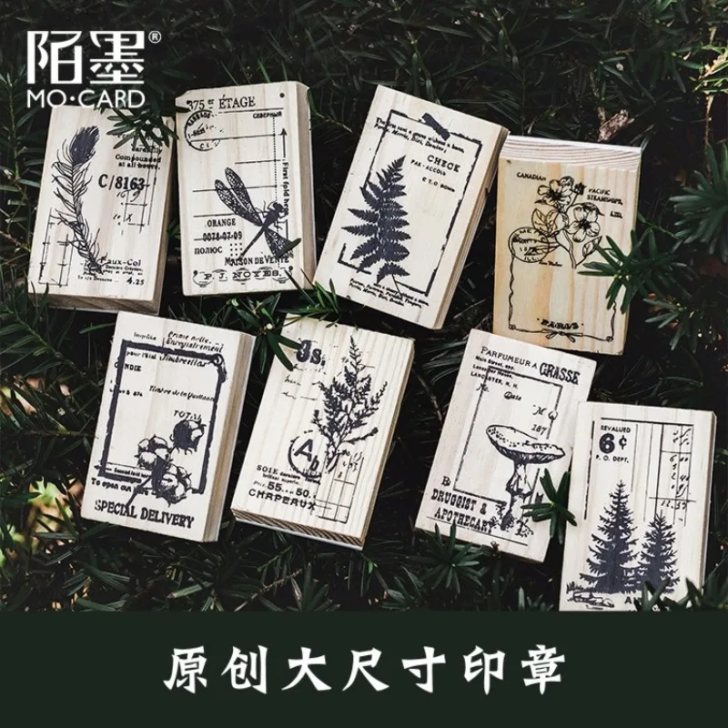 1 шт. серия Nature notes деревянный резиновый штамп для детей DIY ручной работы скрапбук