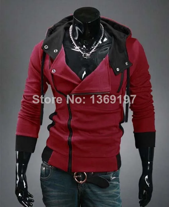 HOT ! 6 Colors + Sizes NEW Mens Slim Fit Sexy Top Designed Hoodies Jacket Coat Tops Outwear Sweatshirt MN460&amp006 | Мужская одежда