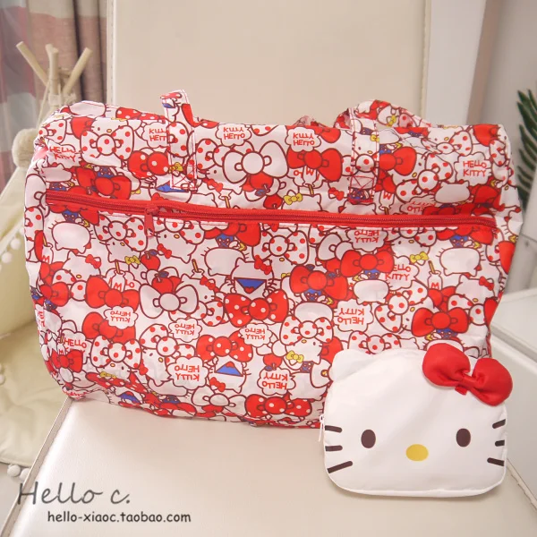 Мультяшный My Melody Cinnamoroll pompurin Anpanman портативный складной чемодан дорожные сумки