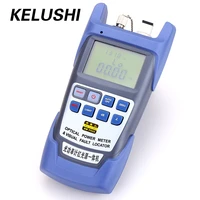kelushi all in one fiber optical power meter 70 6 or 10dbm and 10mw 10km fiber optical cable tester pen visual fault locator