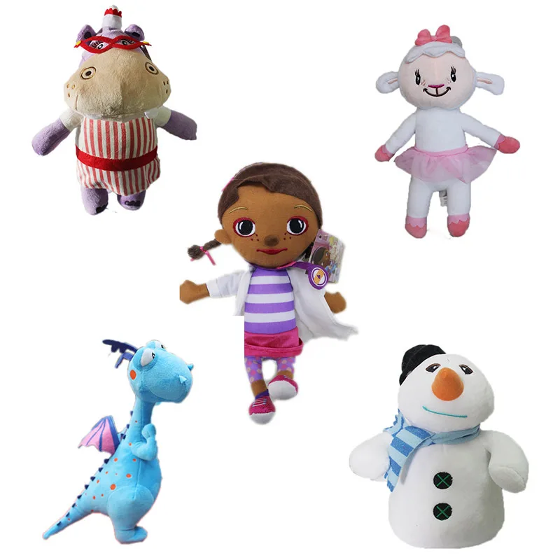 Doc Mcstuffins Clinic Doctor Stuffed Plush Animal Toy Soft Doll For Children Brinquedo Girl Gift Free Shipping | Игрушки и хобби