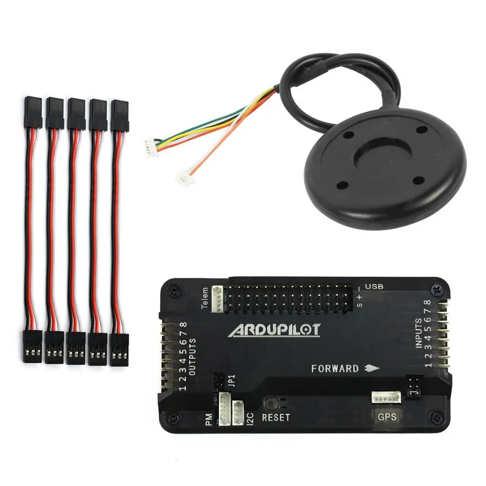 

F14586-C APM 2,8 APM RC Мультикоптер Полетный контроллер доска с чехлом 6M GPS Компас для DIY FPV RC Дрон Мультикоптер