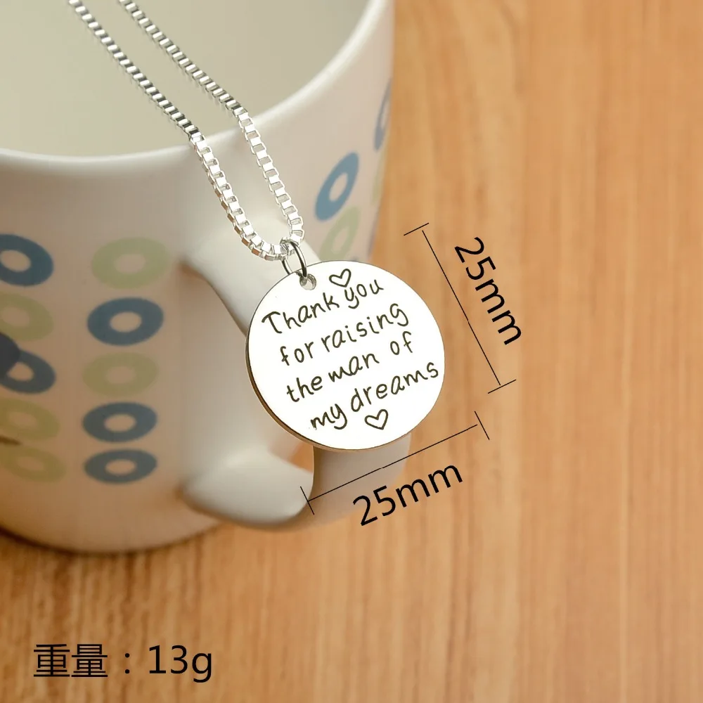 New Fashion Jewelry &quotI will hold You in my heart until i you heaven " Letter Pendant Necklace women Love Gifts | Украшения и