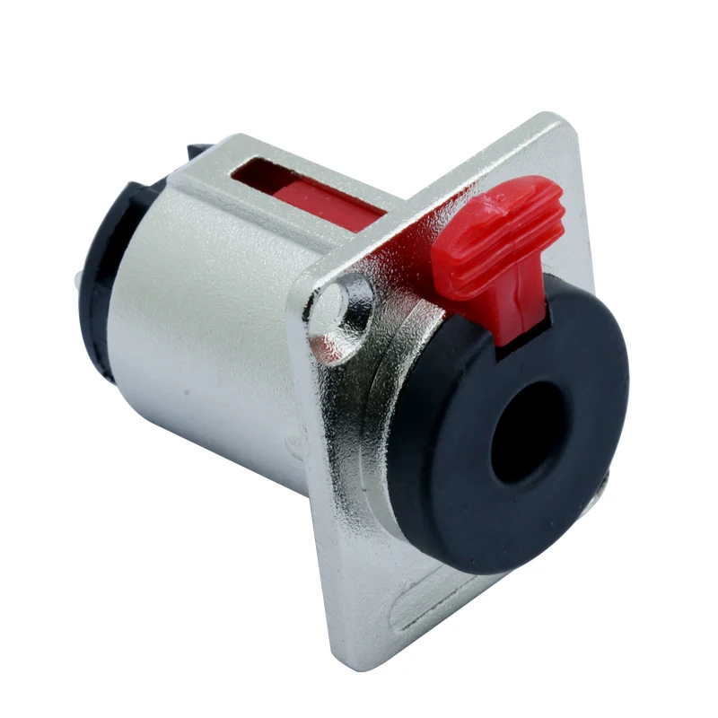 5 шт. профессиональный разъем динамика никелированный XLR гнездовой для крепления