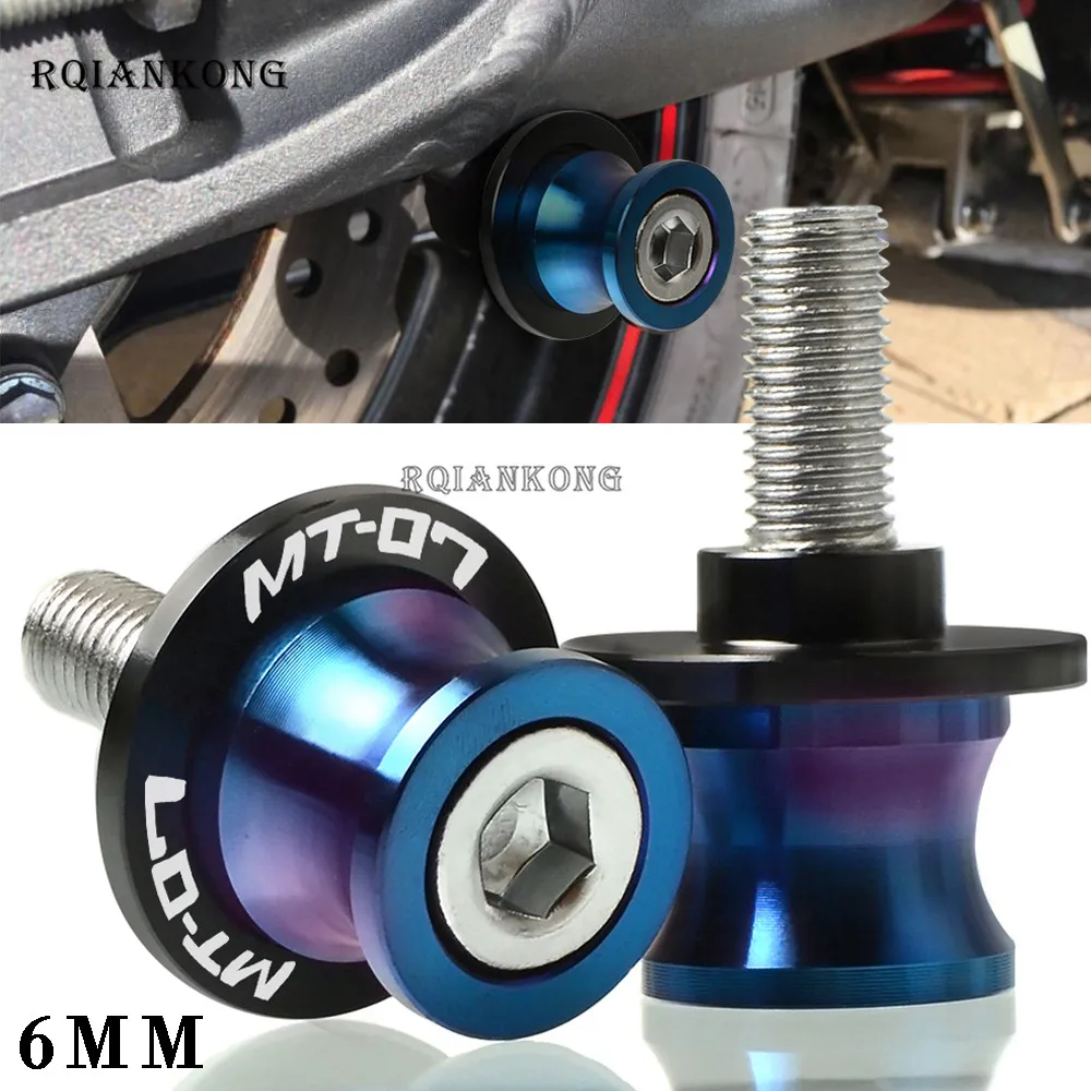 6 мм мотоциклетные слайдеры из нержавеющей стали с поворотным рычагом винты