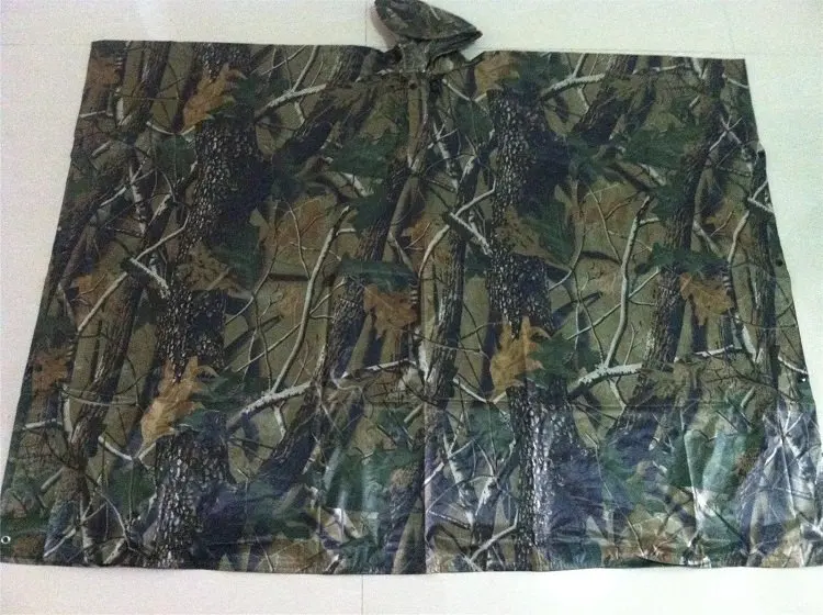 Открытый военный тактический bionic Камуфляж плащ пончо костюм водонепроницаемый