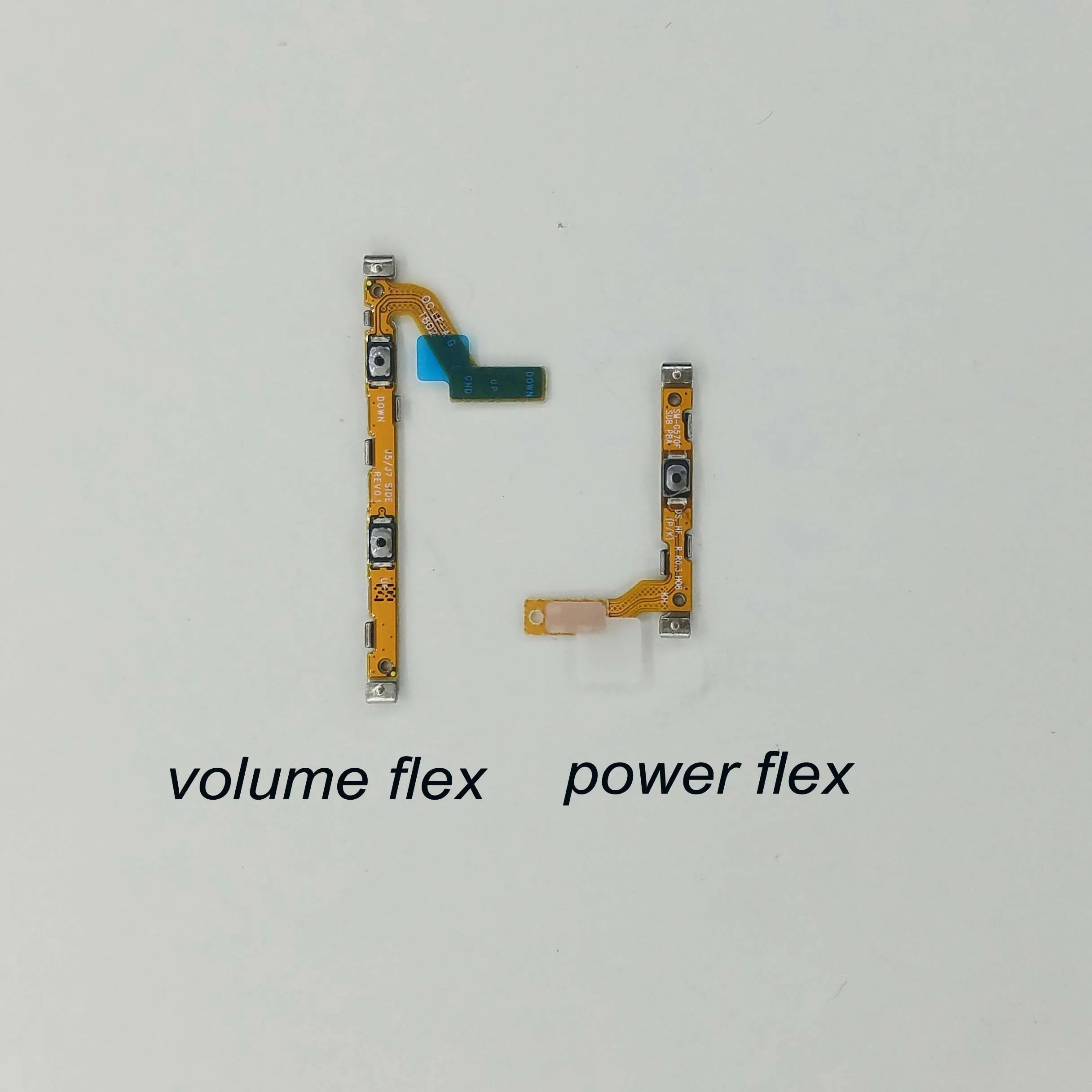 volume with power Для samsung Galaxy J7 Pro J730 J730F J730G J730FD корпус телефона Новая кнопка громкости боковой ключ гибкий кабель - Цвет: volume with power