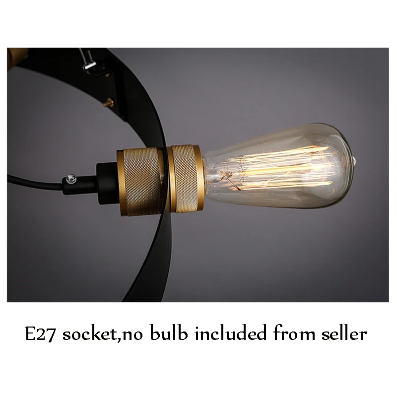Eusolis 6 Heads Industrial Pendant Light Loft Vintage Kroonluchter Ijzer Droplight Modern Lighting Fixture Dining Room Lights | Лампы и