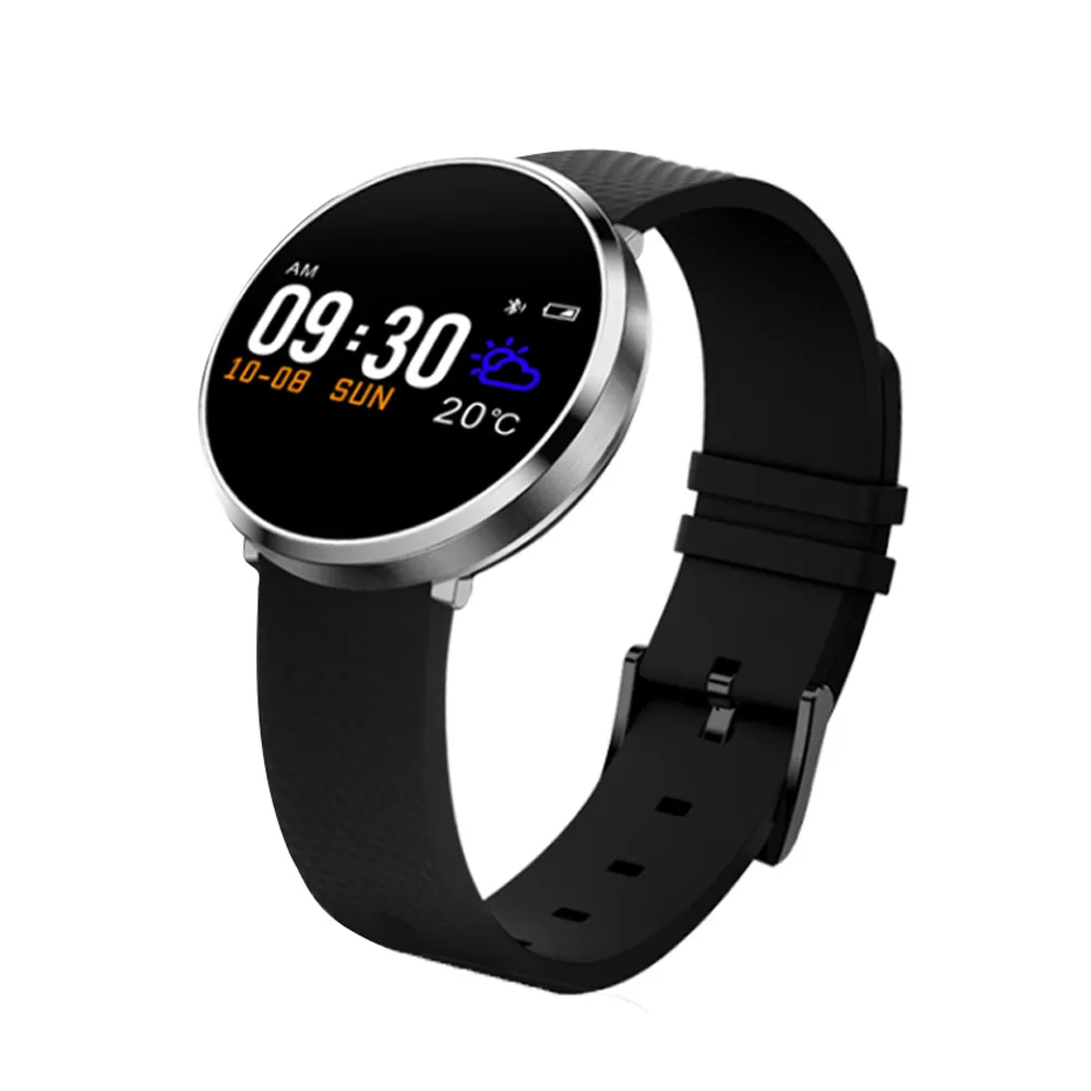 Фитнес браслет Ip68 цветной ЖК дисплей кровяное давление спортивный для IOS Android