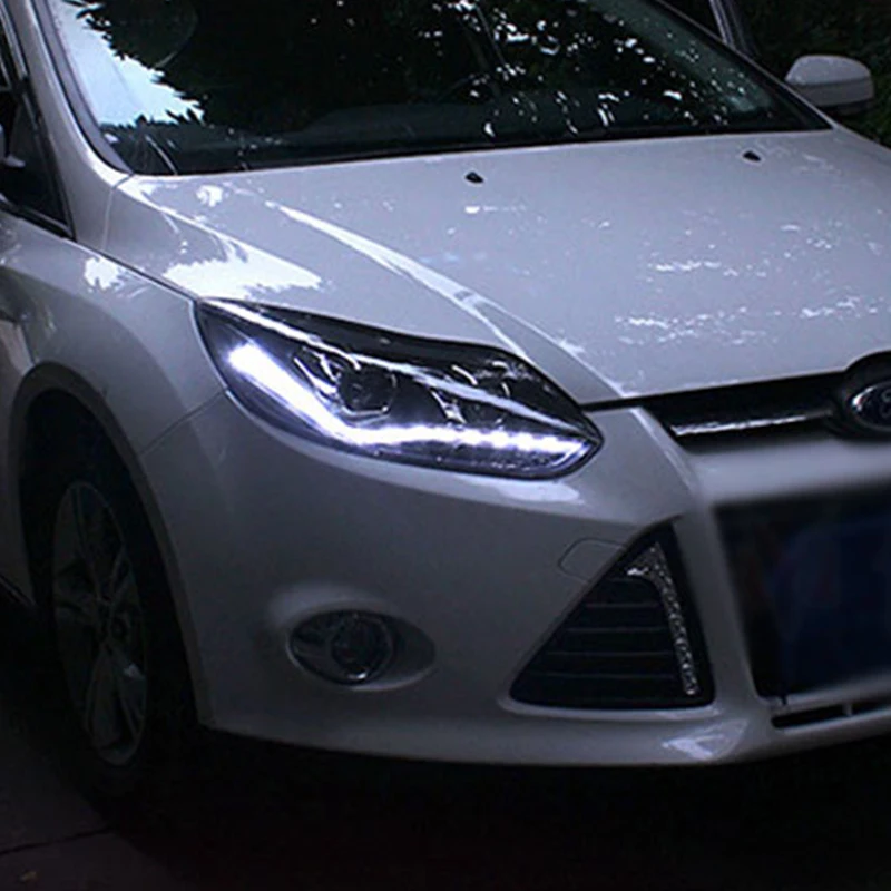 Автомобильный Стайлинг светодиодные фары для Ford Focus 3 передсветильник ры s 2012 2014