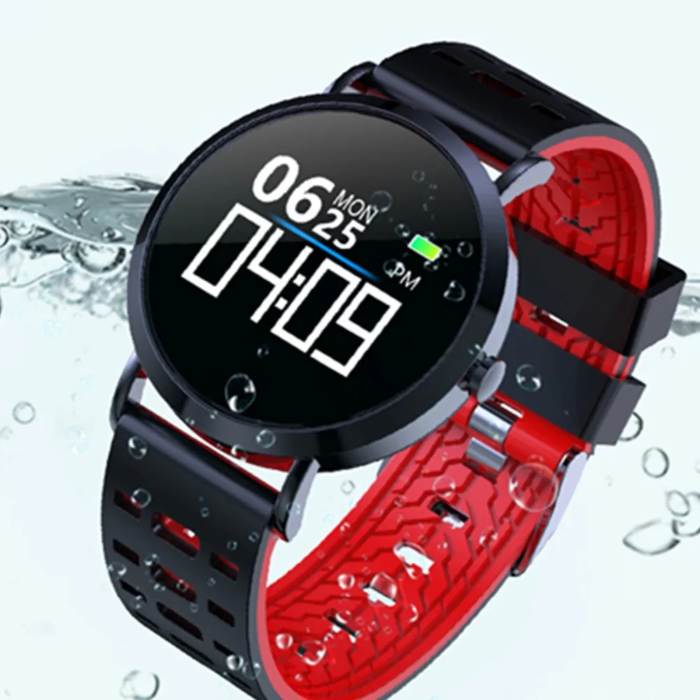 CV08C smartwatch монитор кровяного давления сердечного ритма Смарт браслет часы трекер