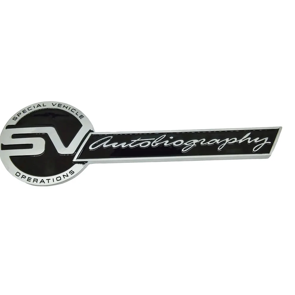 Автомобильная металлическая эмблема значок для SV логотип Land Rover Discovery 2 3 4 5 Range Sport
