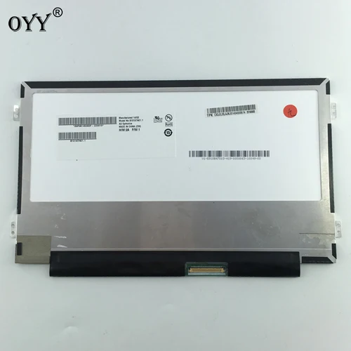 lcd screen B101XTN01.1 ЖК-дисплей панель экран монитор Сенсорный экран дигитайзер стекло в сборе с рамкой для ASUS VivoBook X102BA X102 - Цвет: lcd screen