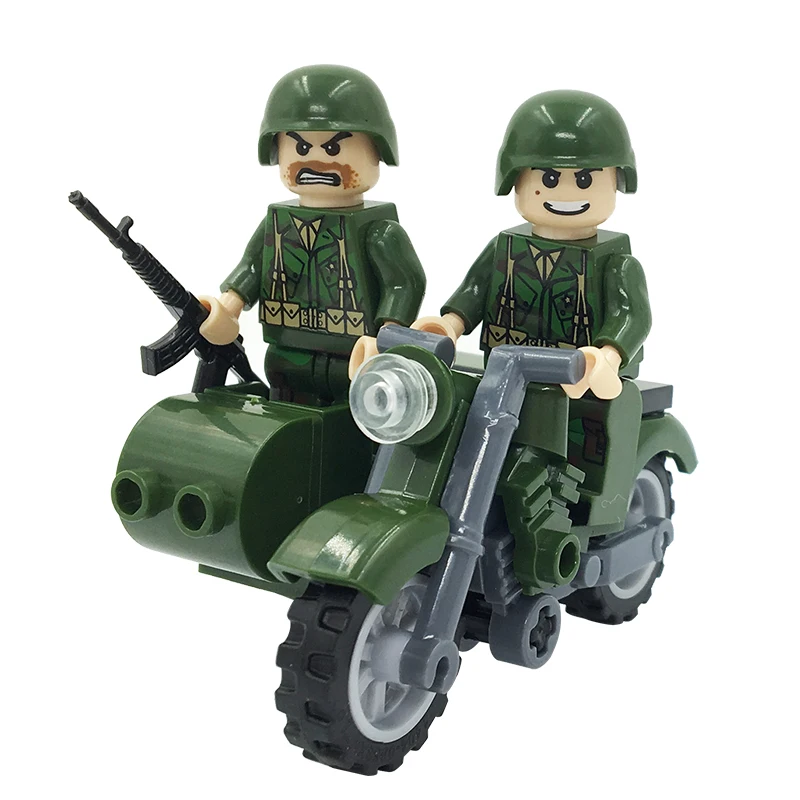 Winner 8001 танковый боевой разведчик команда Военная серия строительный блок солдат