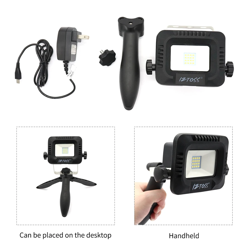 Car Charger Flood Spot Light Work Lamp 1000LM 10W DC 5V 1A 6500K For Outdoor Camping Travel Working Lighting LED | Автомобили и