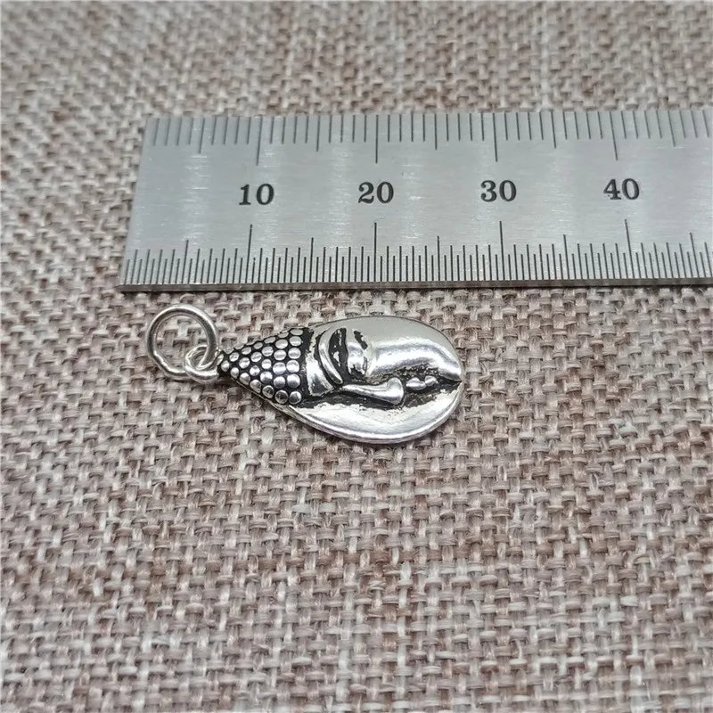 Подвеска в виде Будды из стерлингового серебра 925 пробы подвеска буддист буддизм