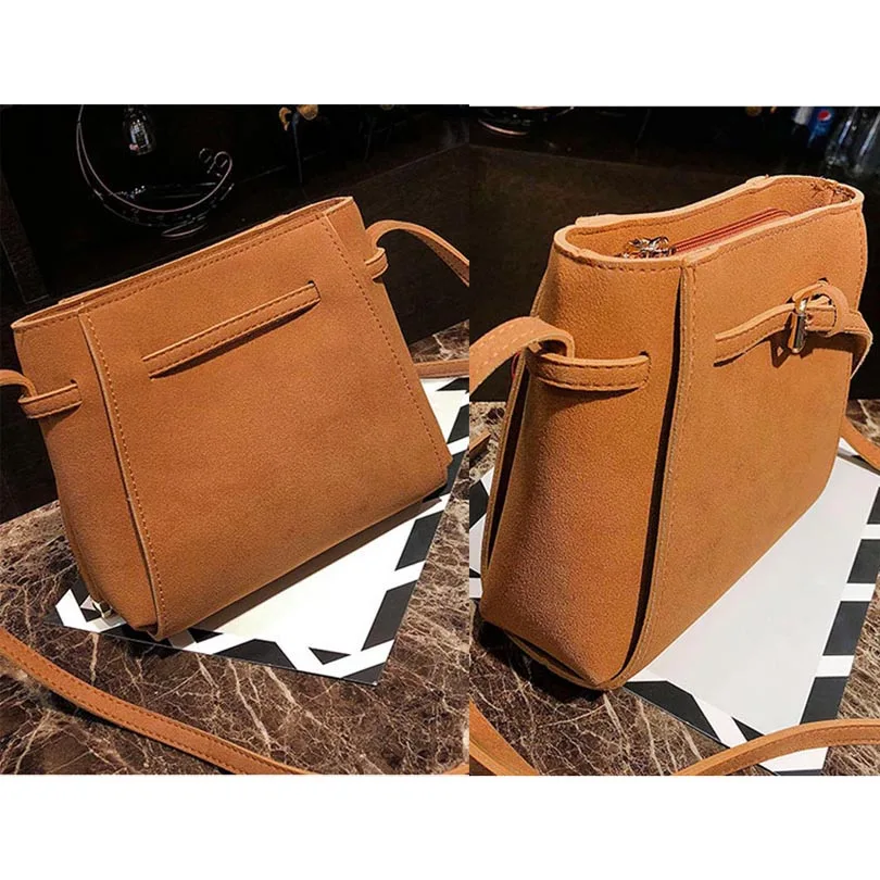 Для женщин ведерко Сумки модельер скраб искусственная кожа Crossbody сумки известной