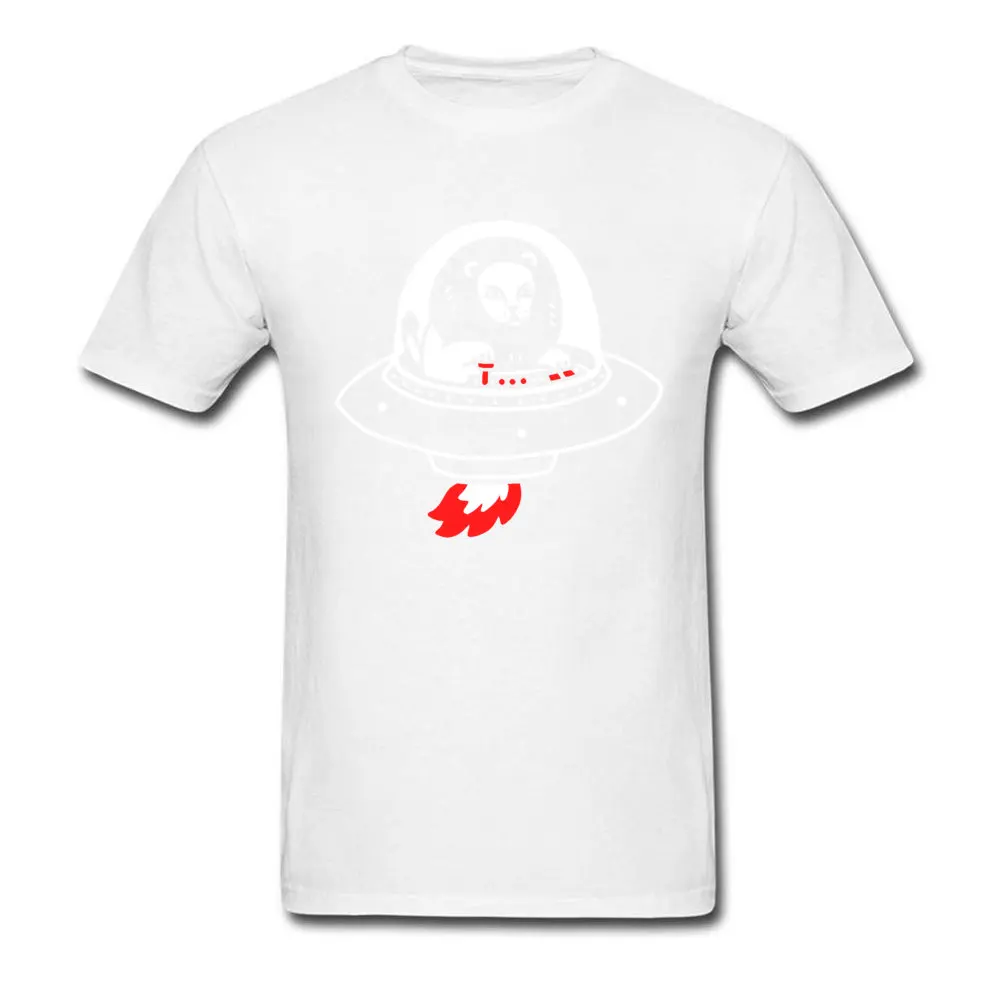 Футболка мужская оверсайз с изображением инопланетянина космического корабля