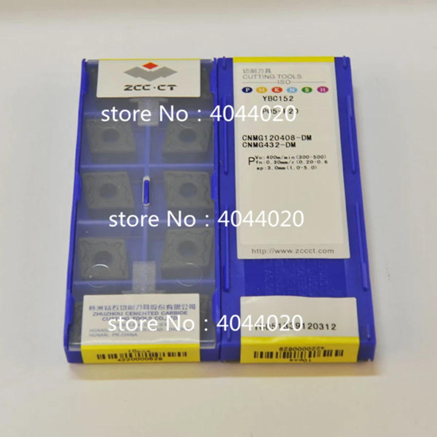 

CNMG120408-DM YBC152 CNMG432-DM YBC152 Nc Blade Inner Boring Hole P05-P20 10Pcs