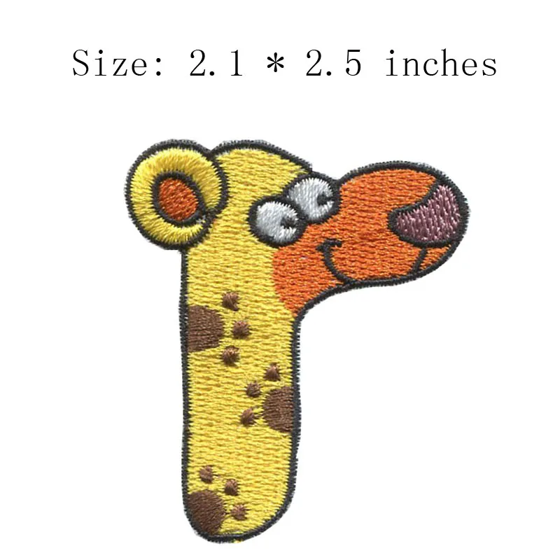 R буква 2 1 &quotширокие новые шрифты вышивка патч для ткани вышитые/монограммные