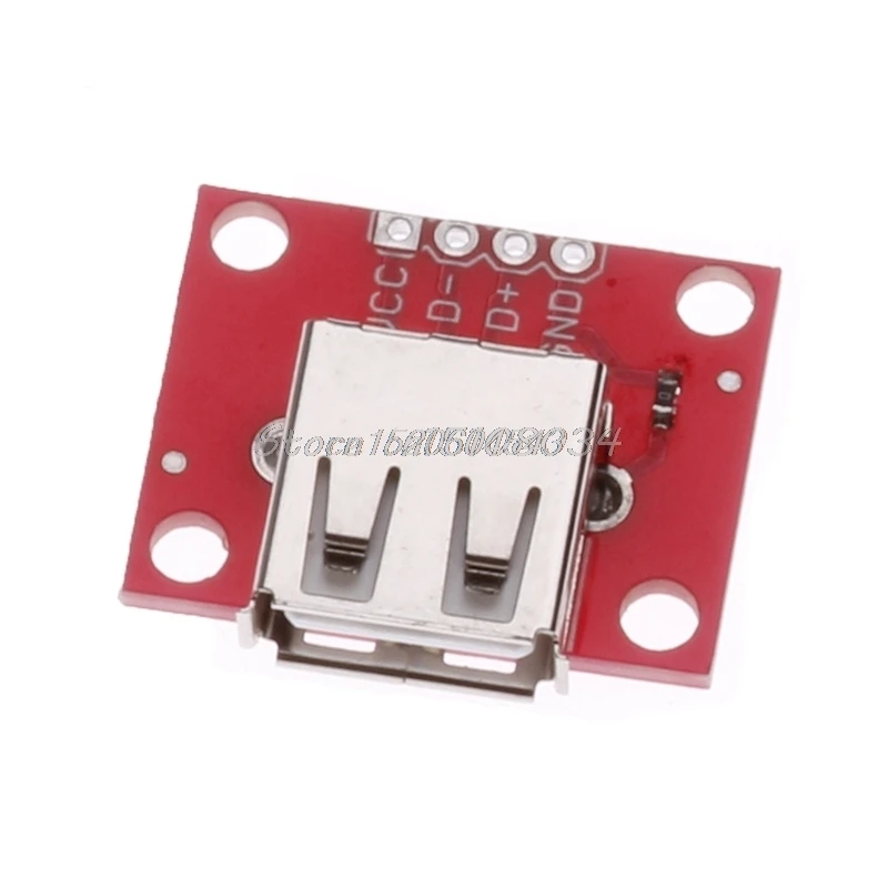 USB женская мощность usb тип A Женская коммутационная плата макетная конвертер R06