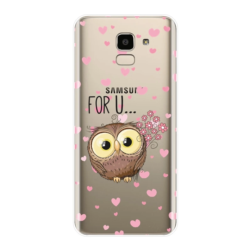Милый чехол для телефона с совой Samsung Galaxy J3 J5 J7 2015 2016 2017 J2 Prime силиконовая Мягкая