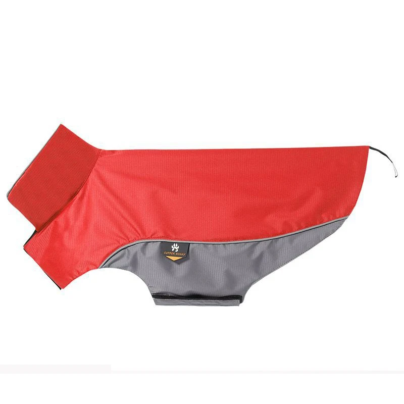 New Solid Sport Waterproof Dog Clothes Inlaid Reflective Rope Warm Winter Soft Fleece Inside Jacket Breathable Pet Shirt 10A |