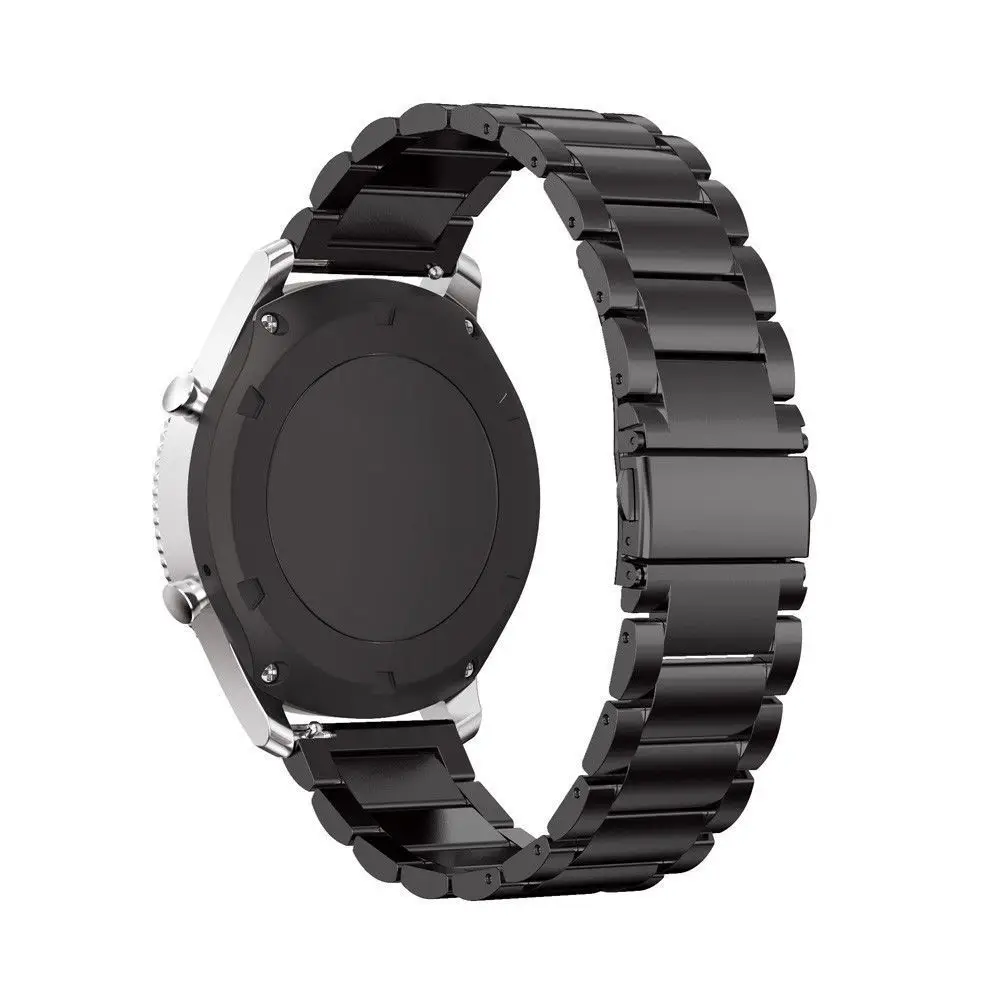 Металлический ремешок для часов Amazfit 18 мм 20 22 нержавеющая сталь Samsung Gear Sport S2 S3 Galaxy