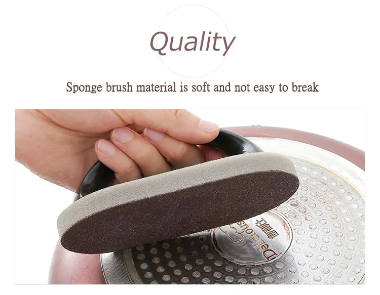 Emery Sponge Tiles Brush with Handle, Strong Decontamination Bath Brush, Magic Decontamination Brush, Kitchen Clean Tools