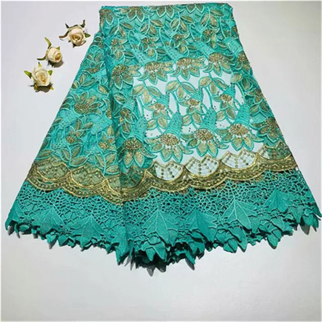 Африканский швейцарский вуаль кружево высокое качество золото Новое