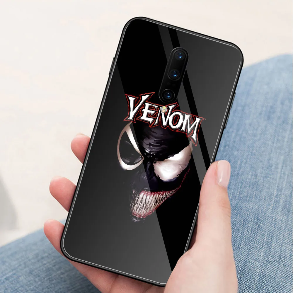 Чехол для Oneplus 6 стеклянная задняя крышка Venom t чехол 1 + 5 5t 6t 7 pro | Мобильные телефоны