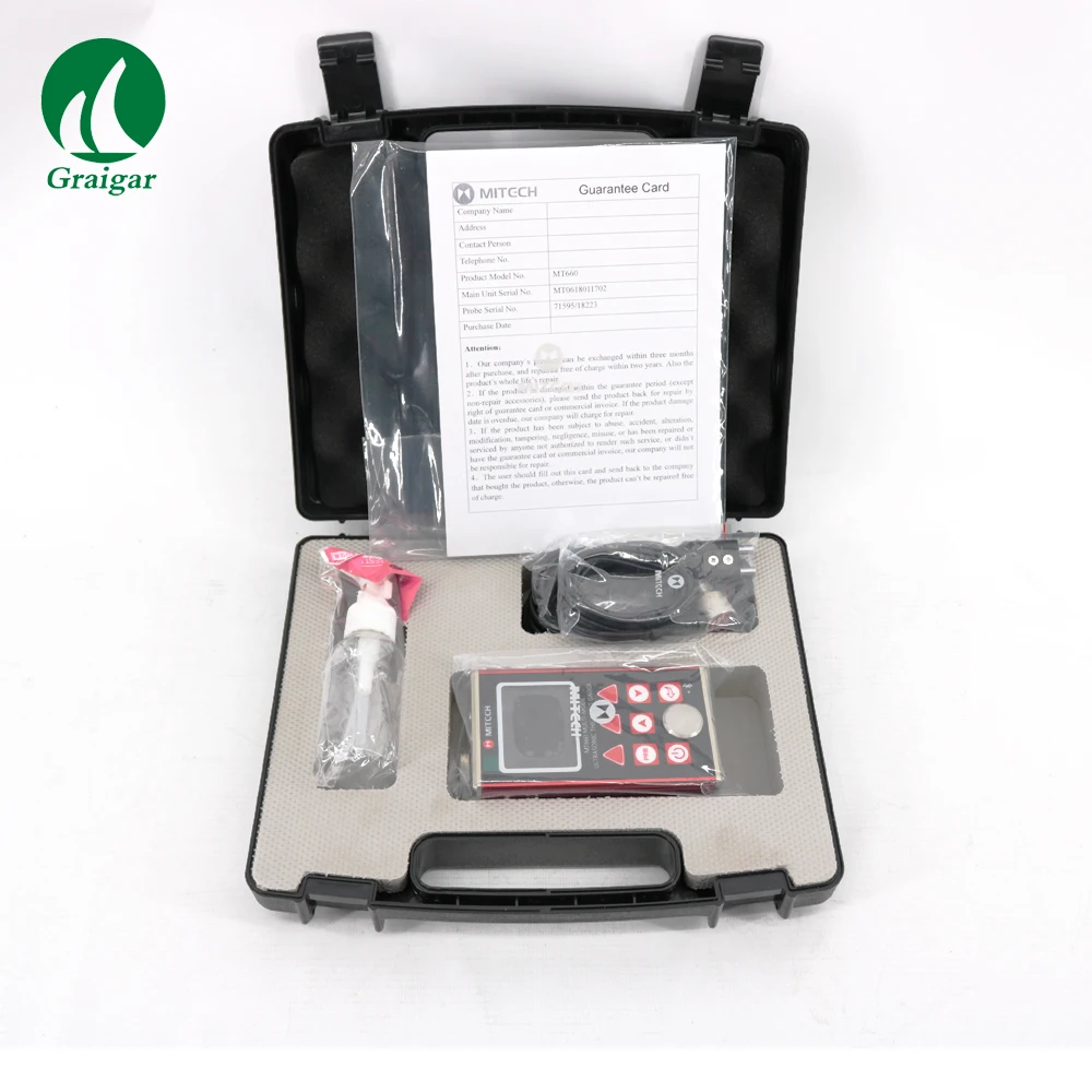 

Ultrasonic thickness meter MT660 thickness gauge tester
