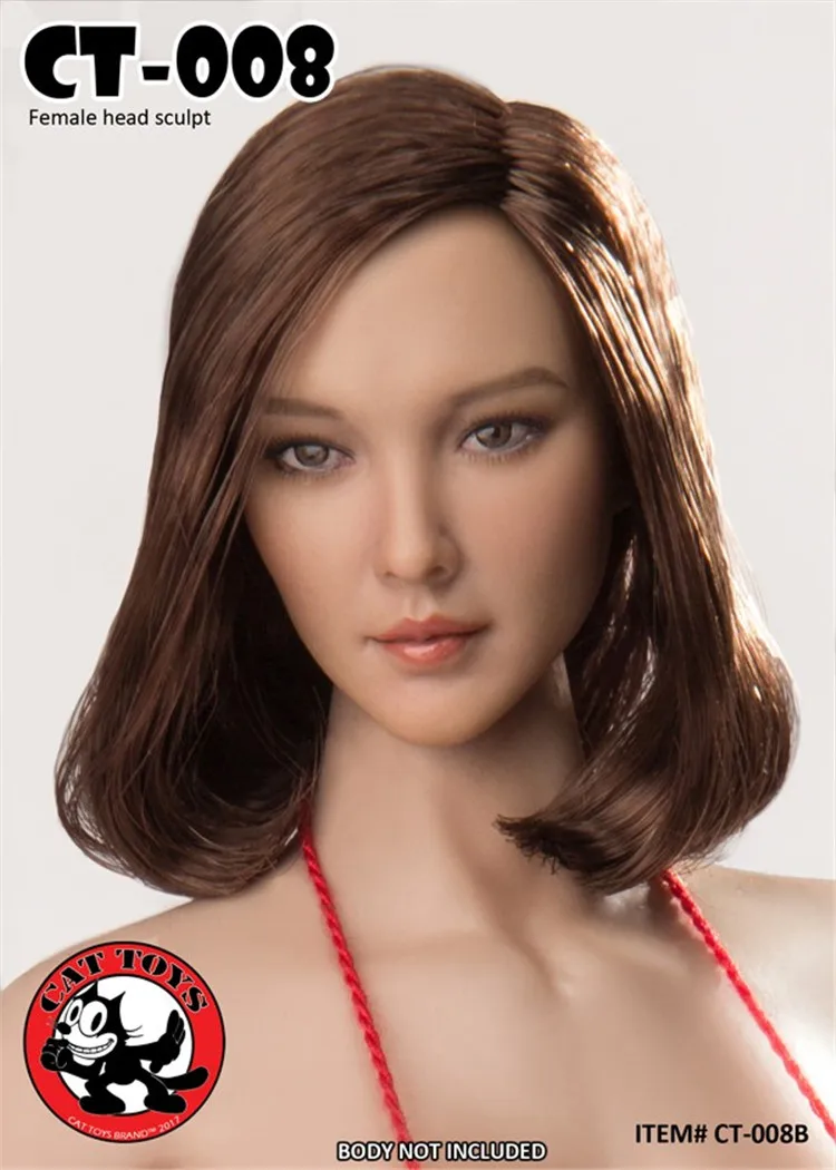 1/6 азиатские женские головы лепки для PH TBL JIAO кукла UD ND LD 12 дюймов Коллекционная