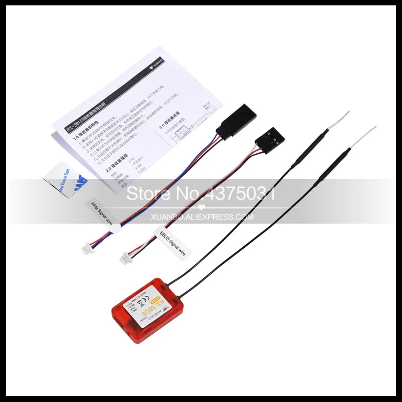 Оригинальный Walkera RX-SBUS 2 4G 12CH PPM выход SBUS мини-приемник для Devo 7/F7/F10/F12E RC модель FPV