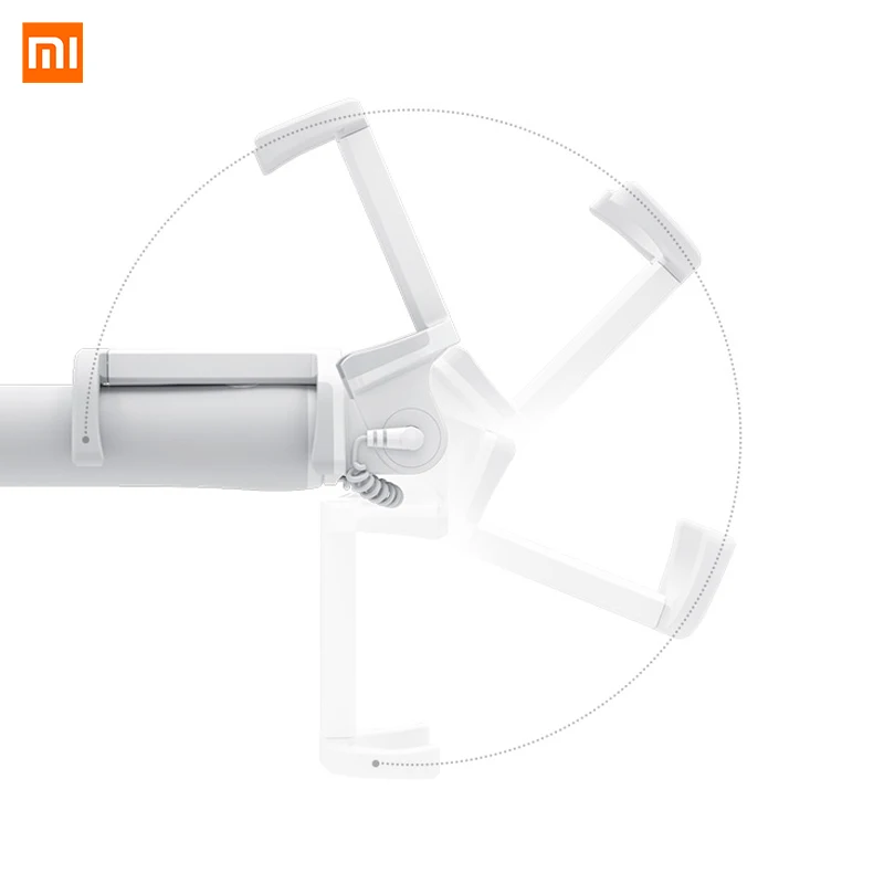 Оригинальная Xiaomi Mi палка для селфи с проводным управлением, монопод, держатель затвора, выдвижной ручной держатель для мобильного телефона IOS Android