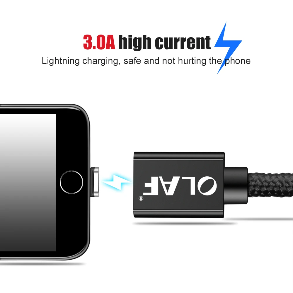 Магнитный USB-кабель OLAF Type-C для быстрой зарядки и передачи данных Samsung S8 S9 Plus Note 8 9