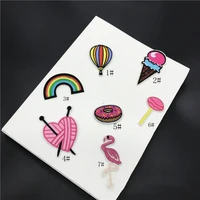 wholesale 20pcs embroidered sewing on patch iron on patch stickers for clothes sewing fabric applique supplies yh191