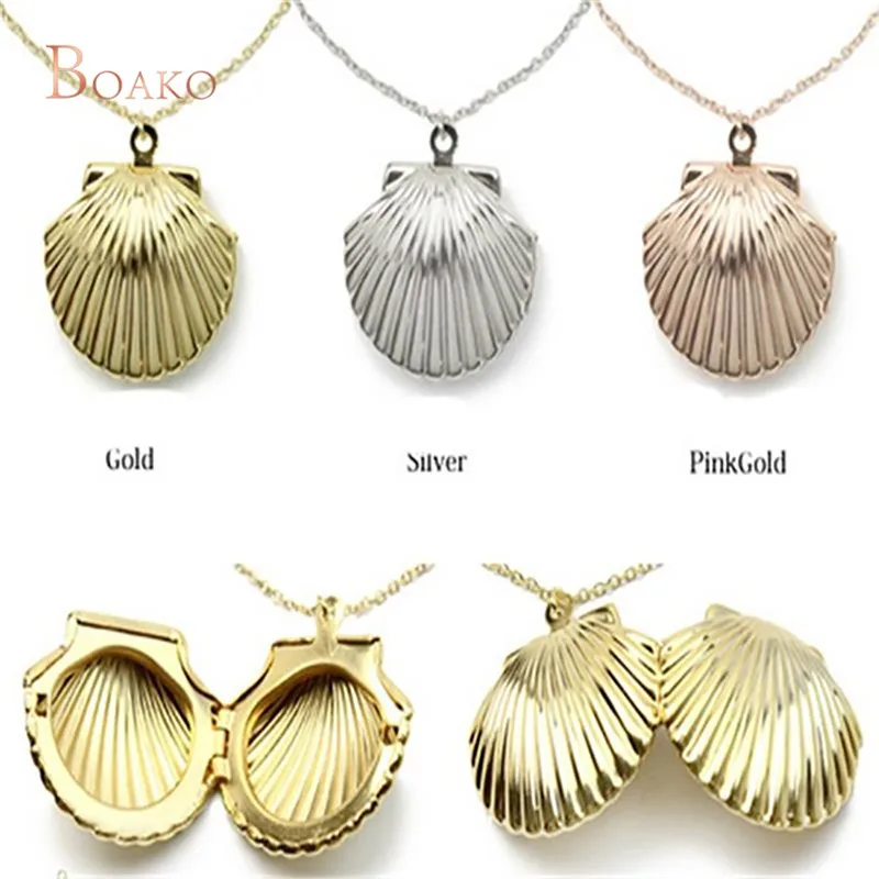 Женское богемное ожерелье с подвеской Fa hion Gold Conch hell hape украшение для пляжа Z4