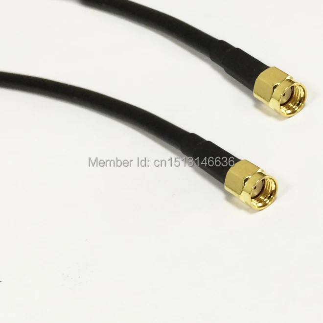 Новый модемный коаксиальный кабель RP SMA Штекерный разъем Переключатель RG58 Pigtail 50