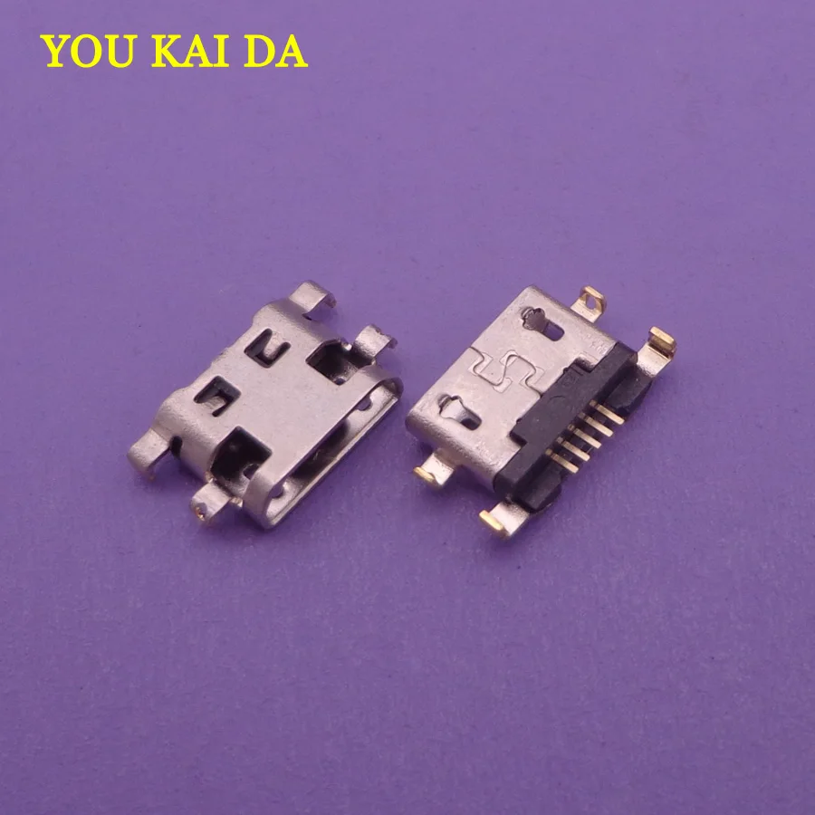 

1000PCS For Alcatel OT4033 4033 7040n OT7040,OT6012 6012 6035 G7 Micro USB JACK Charge Charging Connector Plug Dock Socket Port