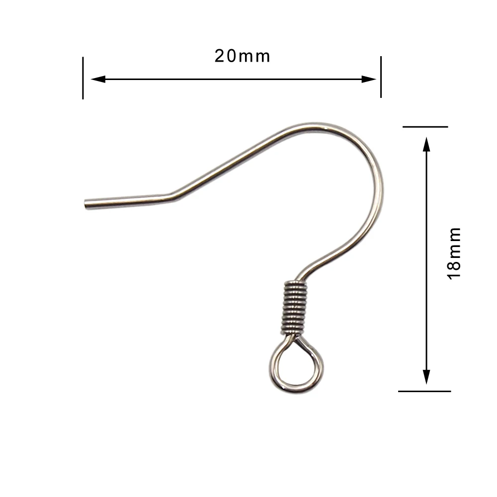 10 шт. металлические ювелирные изделия из нержавеющей стали 316L 20 х18 мм