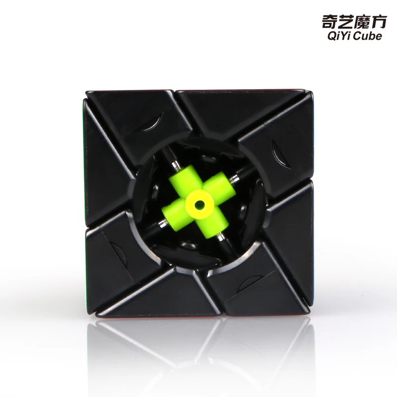 Новинка qiyi 3x3 куб мельница волшебный пазл головоломка для мозга матовая наклейка
