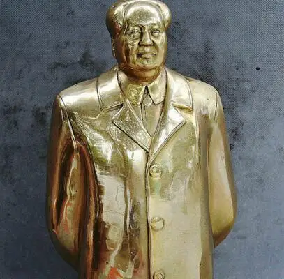 22 "Китайский медный Великий государственный лидер Мао Председатель статуя |