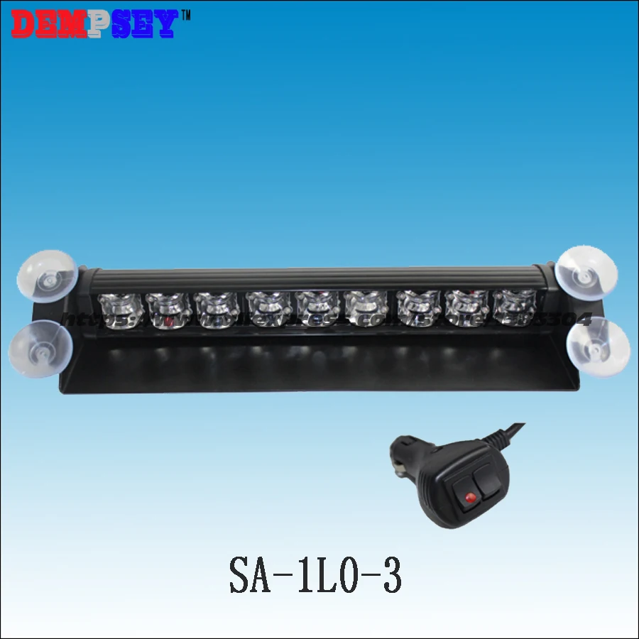 SA-1L0-3 high power LED auto strobe light vehicle deck dash emergency traffic advior warning light/12-24V LED warning lightbar