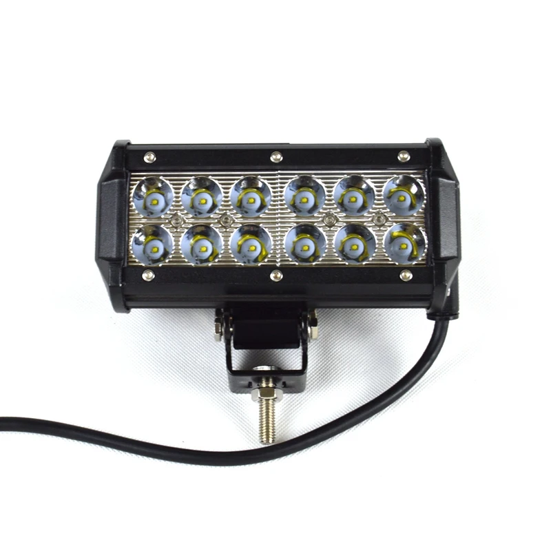 2pcs 36w spot Внедорожный светодиодный рабочий светильник 36 Вт 72 Вт 108 Вт 126 Вт 180 Вт точечный прожектор Светодиодный светильник луч для Jeep UAZ 4WD SUV ATV 4x4 мотоцикл - Цвет: 2pcs 36w spot