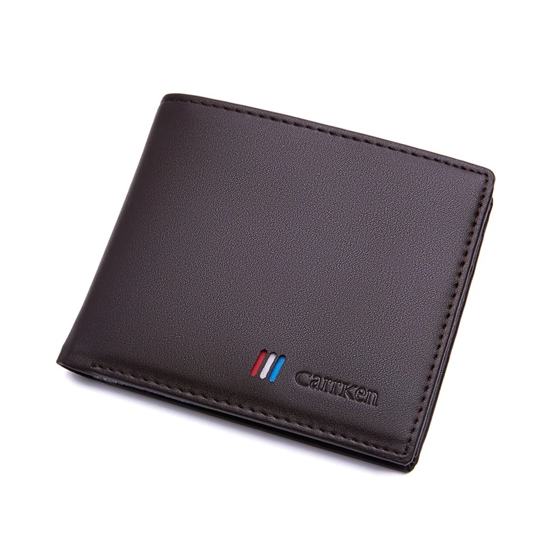 Мужской кошелек с поперечным сечением Молодежный модный короткий для монет