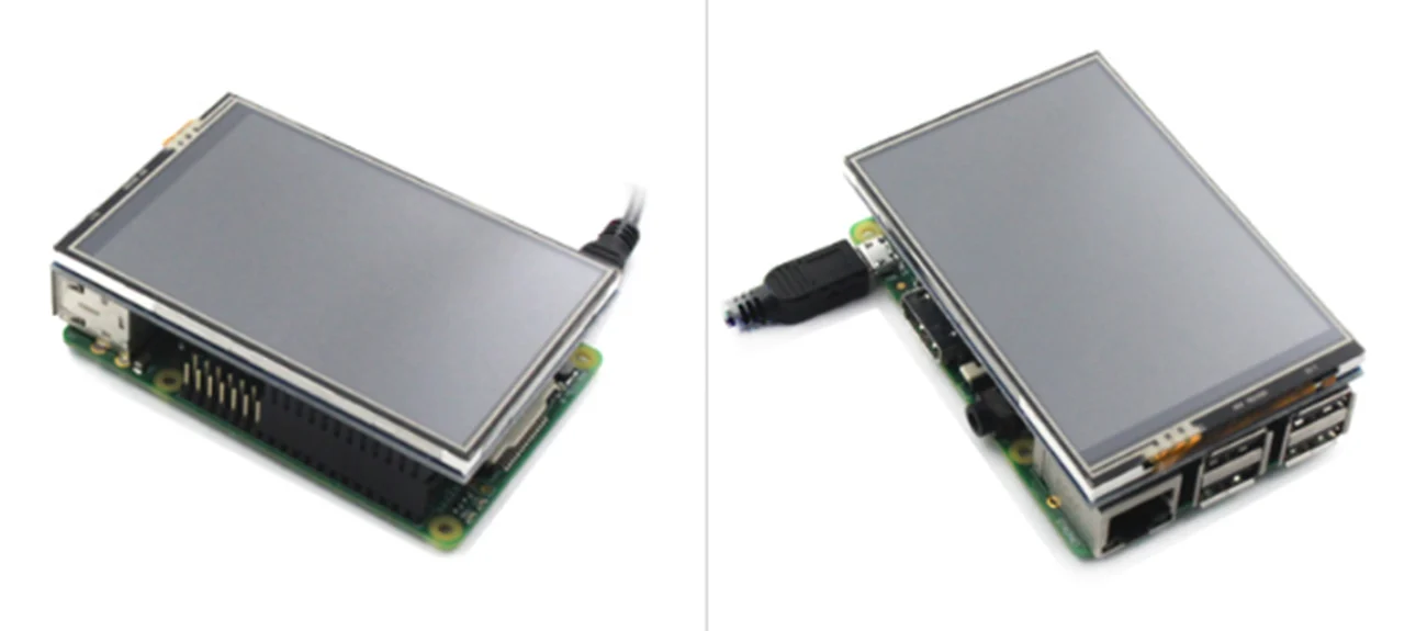 5 шт. ЖК-модуль Pi TFT 3,5 дюйма(480*320) сенсорный дисплей модуль TFT для Raspberry Pi 3
